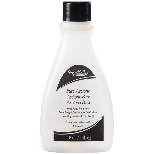 Super Nail Pure Acetone, 4 Fl Oz
