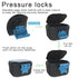 BVN Leakproof Denture Cup, Upgraded Storage Bath Box with Filter for Soaking Dentures, Travel Cleaning Case