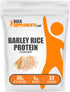 BulkSupplements.com Barley Rice Protein Powder - Vegan, Unflavored Protein Source, 30g per Serving, 1kg (2.2 lbs)