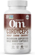 Om Mushroom Superfood Cordyceps Mushroom Capsules - 90 Count, Superfood Supplement for Energy, Power & Stamina
