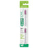 GUM Sonic Powered Toothbrush, Tapered Bristles Clean Below The Gumline, Bundle, White, 1 Handle + 2 Refills