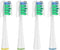 Replacement Brush Heads for 2023 Waterpik Sensonic Toothbrush, Compact, White, 4 Count