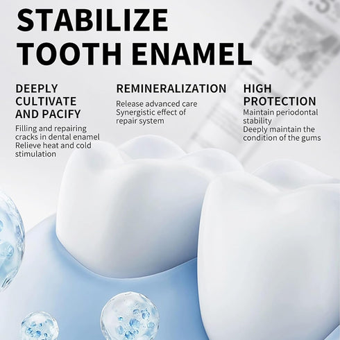 MOOMARTO 10% (2-Pack) Nano Hydroxyapatite Toothpaste for Advanced Enamel Repair & Sensitivity Relief, Fluoride-Free