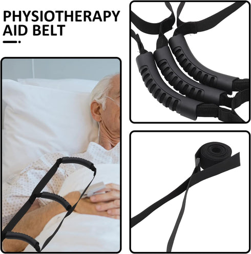 Ipetboom Adjustable Elder Pull Up Strap Bed Ladder Multi-Functional Physiotherapy Aid for Seniors and Disabled for Home