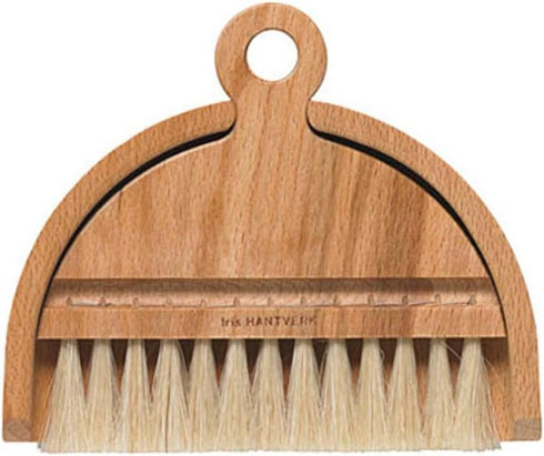 Handcrafted Table Dustpan and Brush by Iris Hantverk