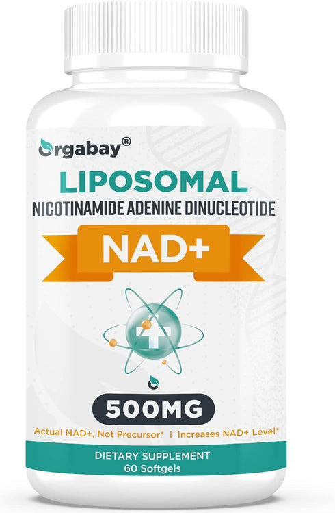 Liposomal NAD+ Supplement - 500 mg, High Absorption with TMG 250 mg for Cellular Energy & Healthy Aging