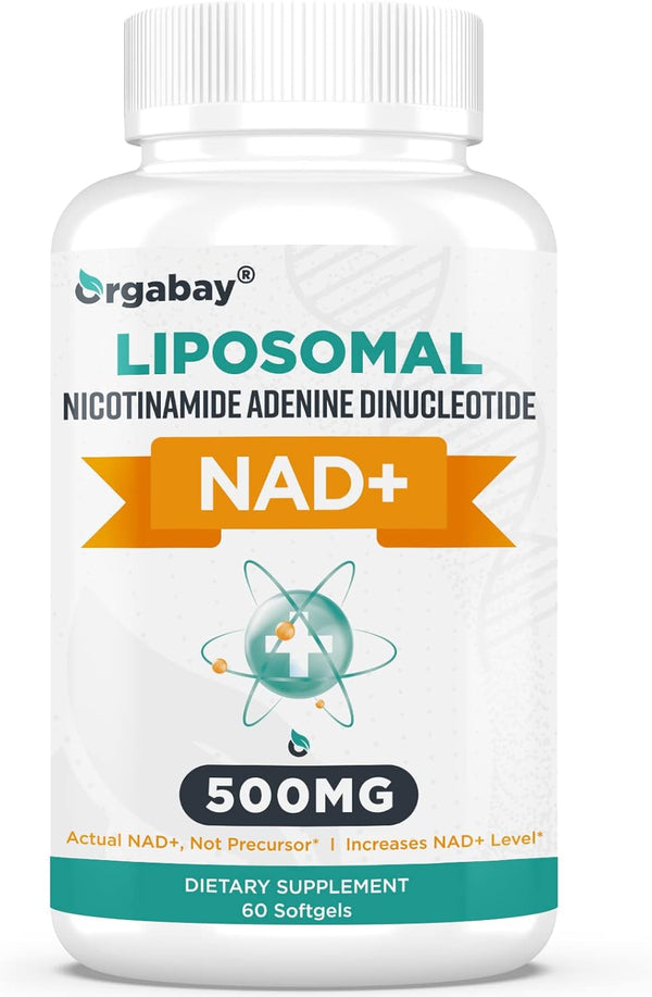 Liposomal NAD+ Supplement - 500 mg, High Absorption with TMG 250 mg for Cellular Energy & Healthy Aging