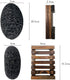 Pumice Stone for Foot Care, Natural Black Lava Exfoliating Rock for Pedicure, Skin Scrubber