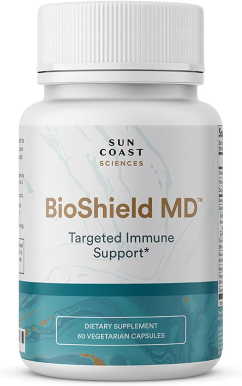 SUN COAST SCIENCES BioShield MD, 60 Capsules Premium Immunity Support with Vitamin C & Zinc