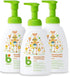Babyganics Foaming Dish & Bottle Soap, Citrus, Plant-Derived Cleaning Power, 16 Fl Oz (Pack of 3)