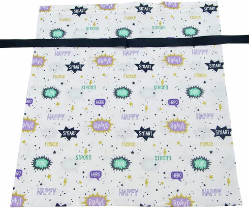 VZWraps You're Awesome Reusable Fabric Gift Bag for Birthday, Graduation, Father's Day (Medium 17 x 18 Inches)