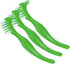TCS Fresh Dental Appliance Cleaning Soft Bristle Toothbrush, Ergonomic Handle, 6 Pack - Denture Cleaner Brush for