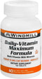 Windmill Health Products Daily Vitamin Maximum Formula, Nutritional Support, Multivitamins and Minerals, 100 Servings, 100 Count