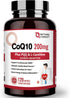 NATURE TARGET CoQ10-200mg with PQQ, L-Carnitine & Omega-3s - High Absorption Coenzyme-Q10, Supports Heart & Immune
