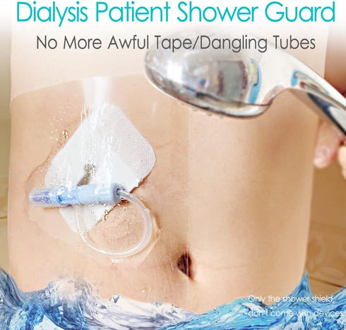 Hola Health 10x12 inch (Pack 25) Waterproof Shower Protector Bandage for Large Port Surgery Incisions Guard Tattoo