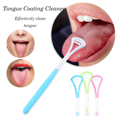 AKOAK 3 Pcs Tongue Scraper Cleaner - Professional Oral Care Tool for Adults and Children to Reduce Bad Breath