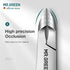 MR.GREEN Cuticle Nippers Nail Manicure Scissors, Stainless Steel Cutters with Pusher for Beauty Tool (Mr-1028+Pusher)