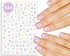 xo, Fetti Kids Unicorn Nail Stickers - 524 Decals for Birthday Girl Party Favors, DIY Home Activity, Cute Nail Transfer