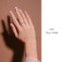 NAILOG Semi Cured Gel Nail Strips (20 Extra Long Stickers) | Buy 2 Get 1 UV Lamp | Glossy Soft Gel Finishing, Tea Time
