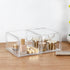 Stackable Acrylic Clear Cosmetic Organizer Drawers, Makeup Storage Container for Skin Care, Hair Accessories, Set of 2