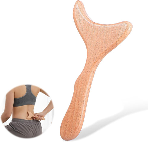 Hpmjz Wood Therapy Massage Tools Wooden Lymphatic Drainage Massager Cellulite Remover Body Sculpting Tool