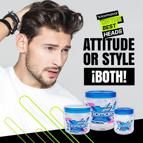 Xiomara Professional Hair Styling Gel with Aloe Vera, 2-Pack of 35 Oz Each Jars