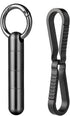 TISUR Keychain Pill Holder+Titanium Key Chain Clip Hook
