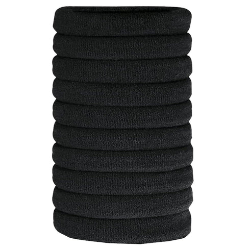 Maine Hair Ties, 10PCS No Damage Rubber Bands for Hair, Small Hair Bands for Thick Ponytail Women, Comforts No