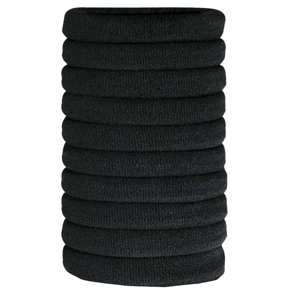 Maine Hair Ties, 10PCS No Damage Rubber Bands for Hair, Small Hair Bands for Thick Ponytail Women, Comforts No