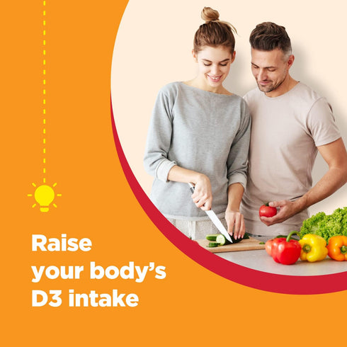 Chewable Vitamin D Gummies for Adults - Daily Vitamin D3 2000IU, Gluten and Gelatin Free, 1 Month Supply