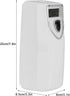 Automatic Wall-Mounted Fragrance Sprayer with Timer, Air Freshener Perfume for Home, Office, Hotel, Public Places, White