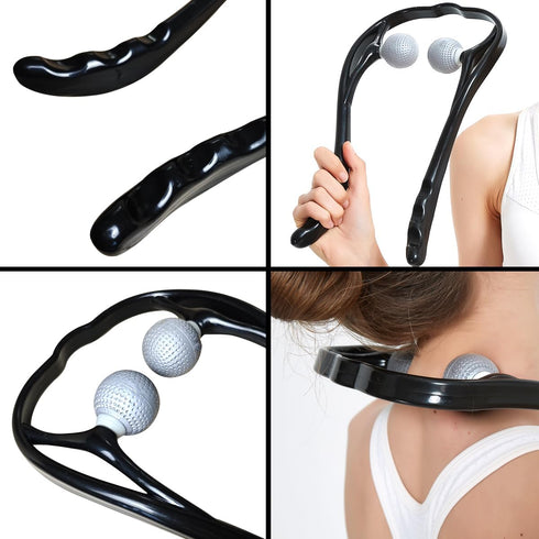 Deep Tissue Neck Massager for Pain Relief, Shiatsu Shoulder Massager for Neck, Shoulders, Leg