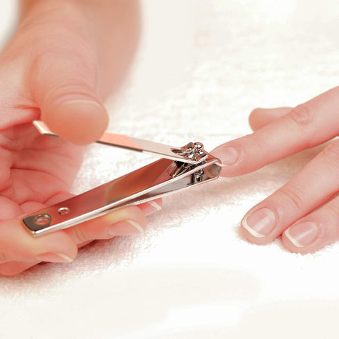 Yaomiao 12 Pieces Nail Clipper Set, Stainless Steel Nail Cutter for Women Men (Rose Gold)