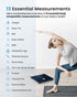 FITINDEX Wi-Fi Scale for Body Weight, Bluetooth Body Fat Scale, Smart Digital Weight BMI Scale, 13 Body Composition