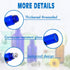 ZEJIA 24Pack 3ml Cobalt Blue Roller Bottles, Thick Glass Essential Oil Bottles with Stainless Steel Roller Ball and 2