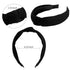 VELSCRUN 12 Pack Fashion Headbands for Women and Girls, Knotted Non-Slip Hair Bands for Thin Thick Short Hair