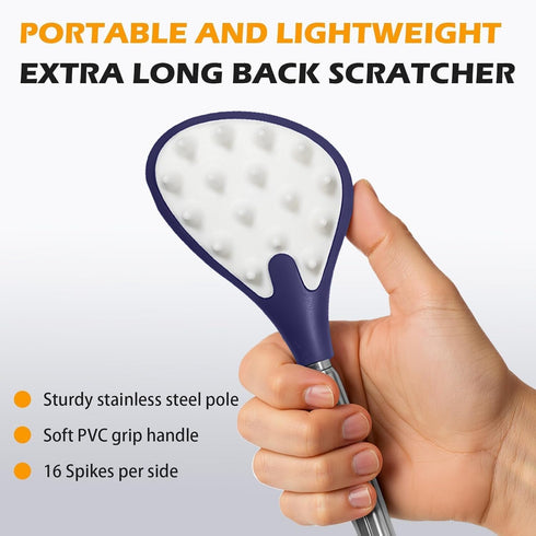 iunxkmi 23.5 inches Back Scratcher for Adults | Back Itch Relieve | Extendable Scratcher for Men Women Portable