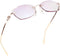 LifeArt Blue Light Blocking Glasses, Computer Reading Glasses, Anti Blue Rays, Stylish Rimless Frame Tinted Lens (+2.50