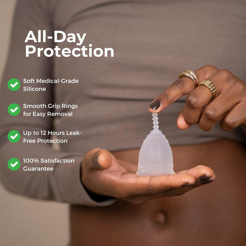 OrganiCup Menstrual Cup by AllMatters - Size A - Best Menstrual Cup, Soft and Flexible, Made in Germany