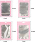 150 PCS-6x9 Reclosable Mylar Bags Pink for Food Storage, Resealable Large Mylar Bag with Clear Window for Small Businesses, Smell Proof Aluminum Foil Ziplock Edible Packaging Bag for Candies. by Circloophs