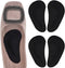 Dr. Foot's Arch Support Insoles for Flat Feet, Plantar Fasciitis Relief for Women and Men (Black)