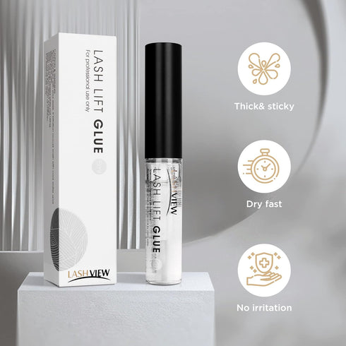 LASHVIEW Lash Lift Adhesive, Eyelash Perm Glue, Odorless & Irritation-Free, 5ML