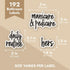Talented Kitchen Bathroom Labels - Transparent Vinyl & Black Script Stickers for Containers, Bins, Bath, Beauty, Makeup