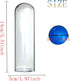 Men(5CM) Large Glass Dildo Crystal Penis,Anal Butt Plug Anal Trainer Glass Butt Plug Big Crystal Anal Plug Anal