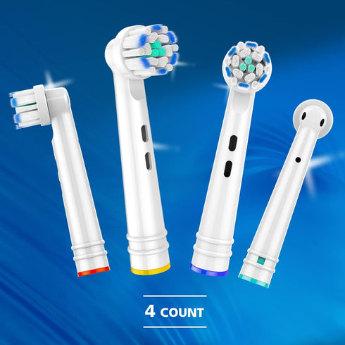 Replacement Toothbrush Heads for Oral B Electric Toothbrushes, 4PCS Soft Ultrathin Bristles for Pro Gum Care