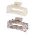 Large Cellulose Acetate Hair Claw, 4.1 Inch Tortoise Shell Clip for Thick Curly Hair, 2 Pack