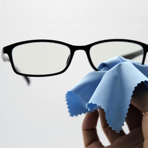 Bulk Eyeglasses Cleaning Microfiber Cloths (5.5"x5.5", 5 Colors, 100 pcs, No Logo, Sublimation Cloths Blank) for