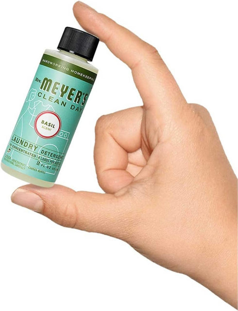 Pack, 4x 2 OZ Mrs. Meyers Clean Day Variety Concentrated Laundry Detergent + Floor Concentrate, Basil + Lavender +