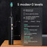 Zocaed 6 5 Electric Toothbrush for Adults, Rechargeable Electric Toothbrush with Replacement Brush Heads, Modes (Black)