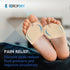Metatarsal Pads Men Sleeves Inserts with Gel, 4-Pack Ball of Foot Cushions for Pain Relief